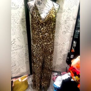 Leopard Print Jumpsuit